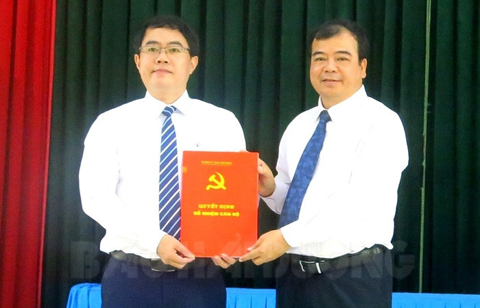 Đồng chí Vũ Việt Anh giữ chức Phó Bí thư Huyện ủy Thanh Hà